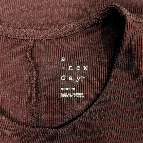 A New Day Ribbed Slim High Neck Tank Top - Picture 3 of 5